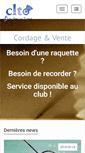 Mobile Screenshot of cltobadminton.fr